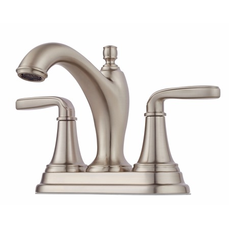 Pfister Northcott Two Handle Centerset Lavatory Faucet Brushed Nickel -  LG48-MG0K